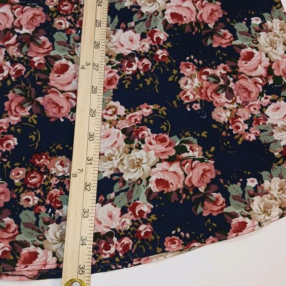 Altar'd State Blue Floral Halter Neck Lace Up Keyhole Fit & Flare Dress Large - Picture 8 of 8